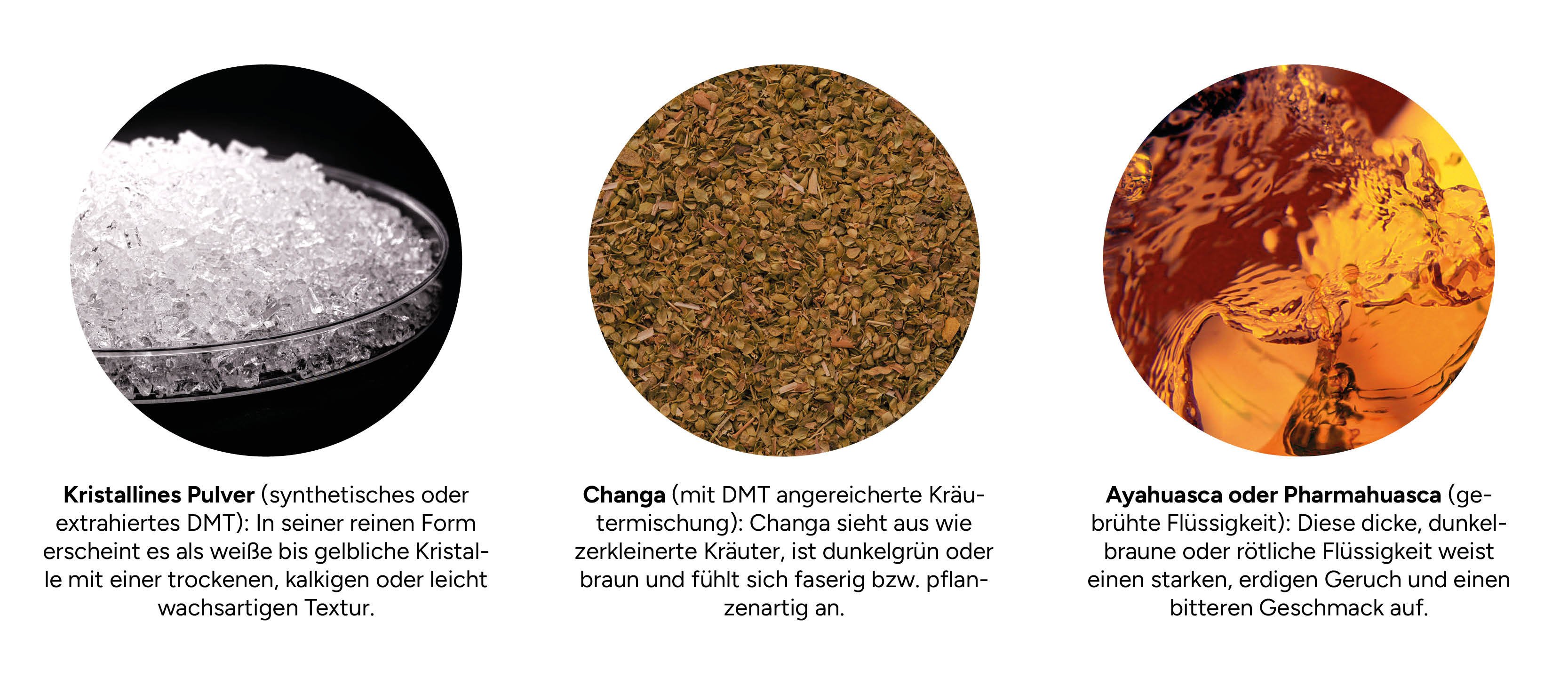 Wie sieht DMT aus?