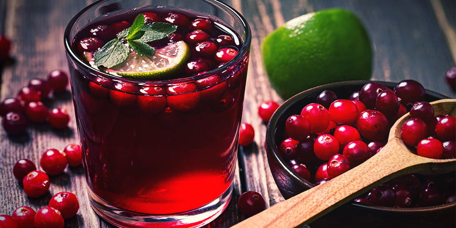 Bongwasseralternativen: Cranberrysaft