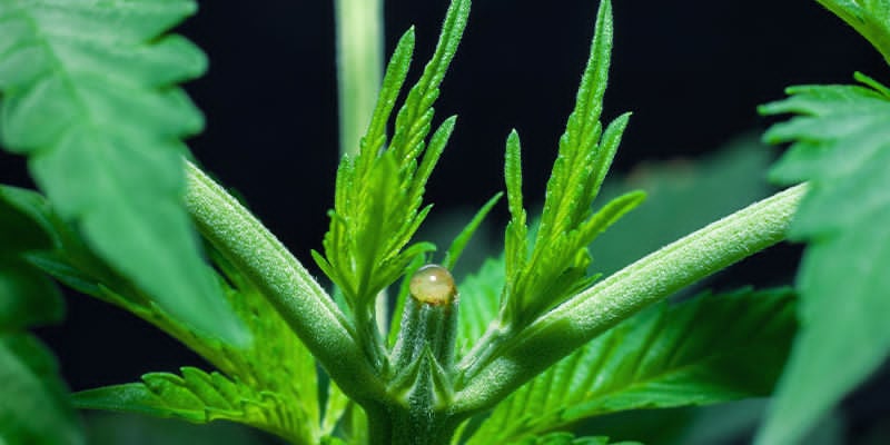 bleib im verborgenen mit cannabispflanze