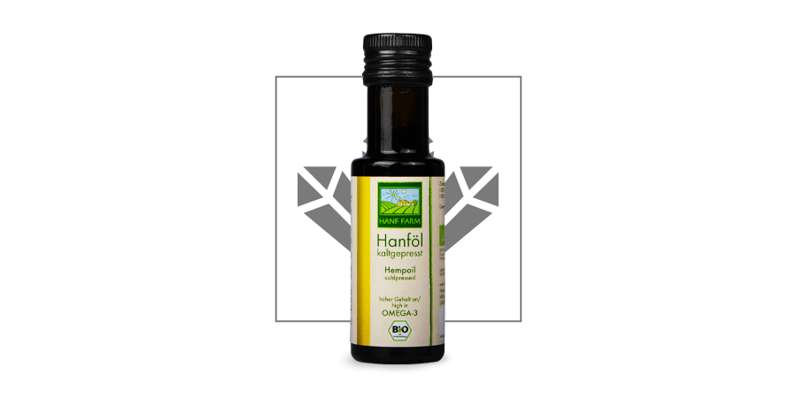 Huile de chanvre biologique pressée à froid (100 ml)