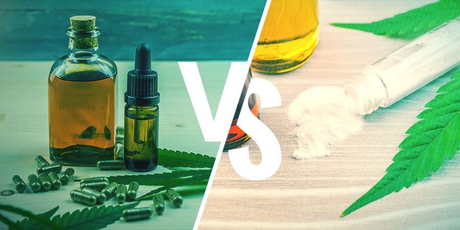 Vollspektrum-CBD-Extrakt vs. CBD-Isolat