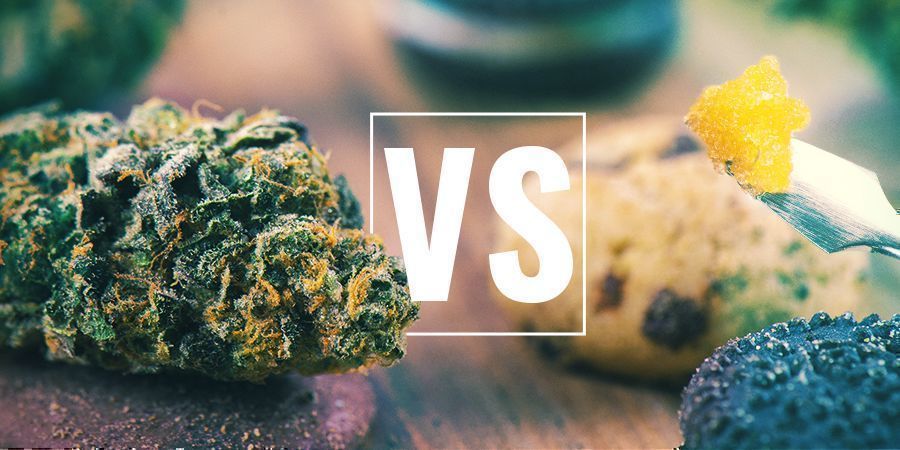 Cannabisblüten vs Esswaren vs Konzentrate