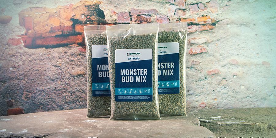 SCHRITT 4: BEREITE DEINE ERDE MIT EINEM DÜNGER WIE MONSTER BUD MIX VOR