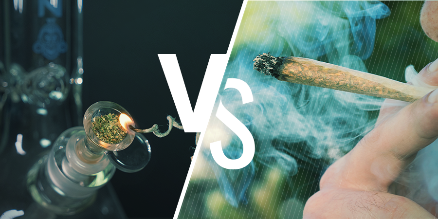 Bongs Vs. Joints Bongs vs. Joints