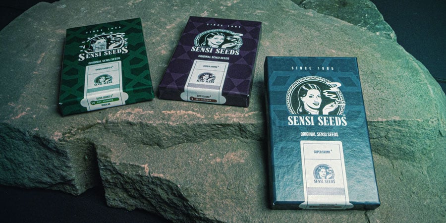 Verpackung von Sensi Seeds Verpackung von Sensi Seeds