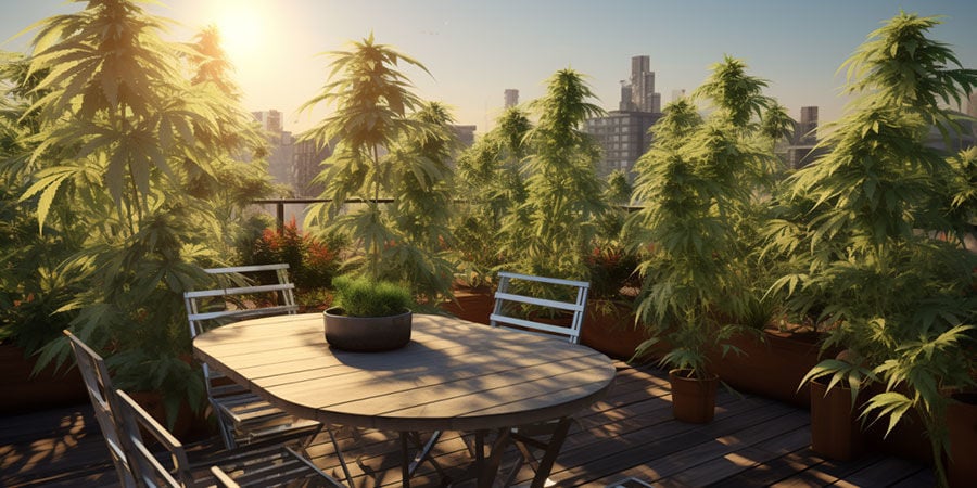 Die Vor- Und Nachteile Des Anbaus Von Cannabis Auf Einem Balkon