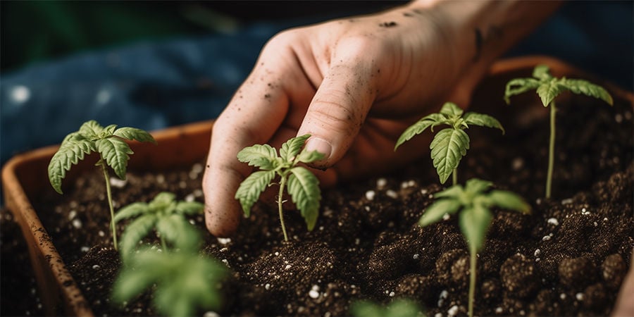 Warum sollte man Cannabissamen in Erde keimen lassen?