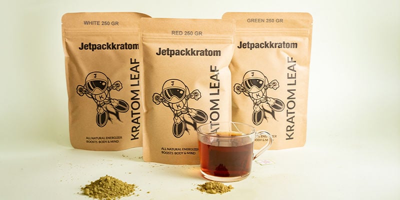 Jetpackkratom Red Kratom Pulver