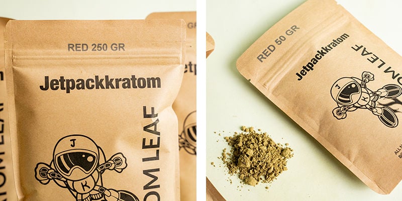 Jetpackkratom Red Kratom Pulver