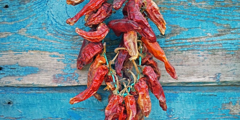 How To Dry Chilies The Traditional Way
