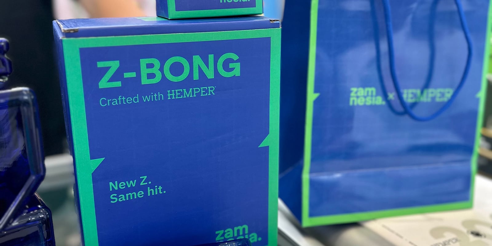 New bongs at the Hemper booth New bongs at the Hemper booth