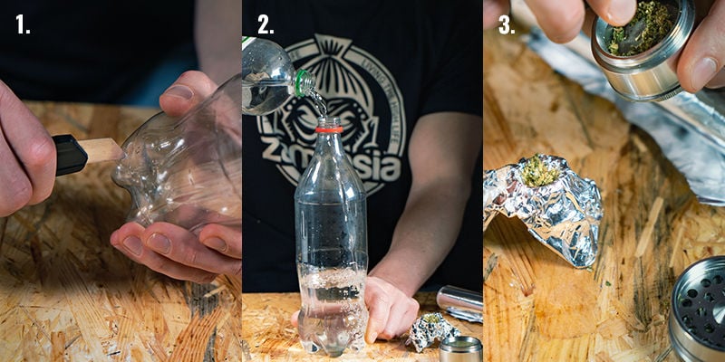 Instructions for Making a Waterfall Gravity Bong