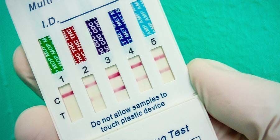 What counts as a positive drug test?