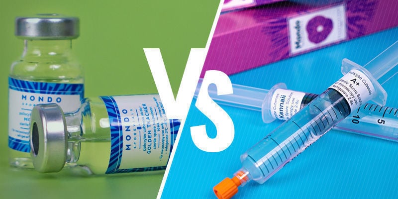 Spore vial vs spore syringe