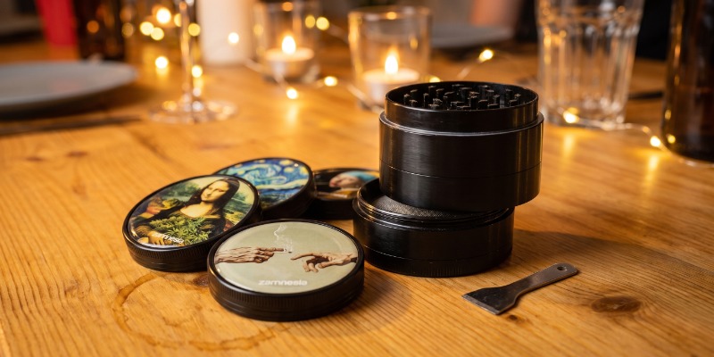 Zamnesia High Art Metal Grinder Collection Zamnesia High Art Metal Grinder Collection