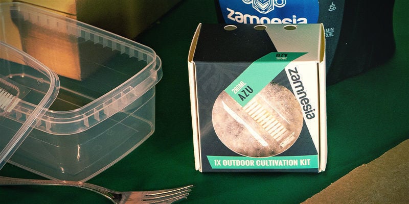 Create your own outdoor mushroom patch using the Zamnesia Outdoor Cultivation Kit