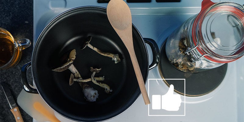 What are the benefits of cooking with magic mushrooms?
