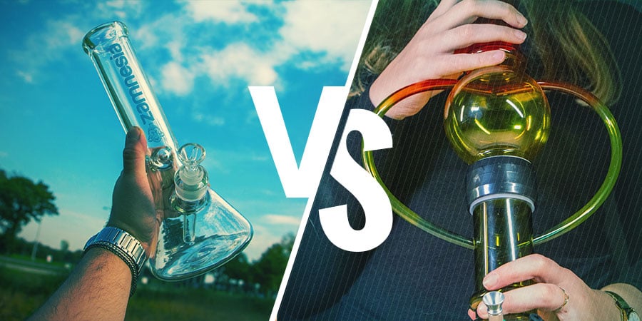 Different Types Of Bongs: Glass Vs. Acrylic
