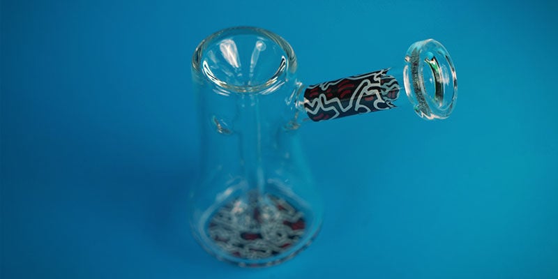 K. Haring Glass Bubbler