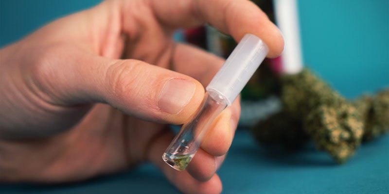 EZ Test THC: Put The Lid Back On And Shake The Ampoule Well