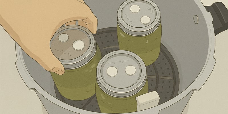 3. Sterilise your jar