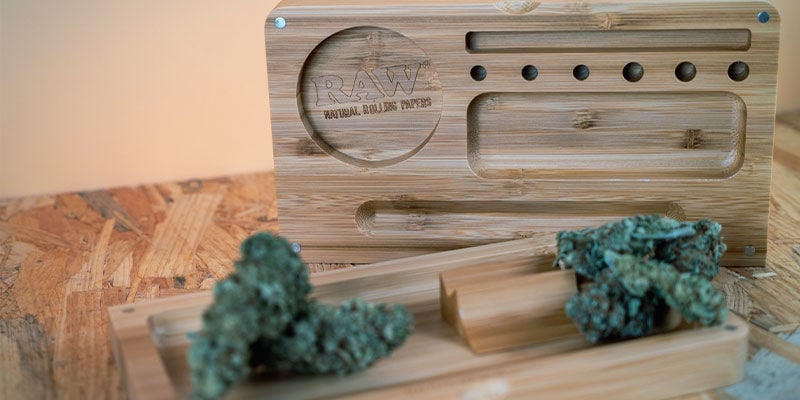 RAW Bamboo Backflip Tray