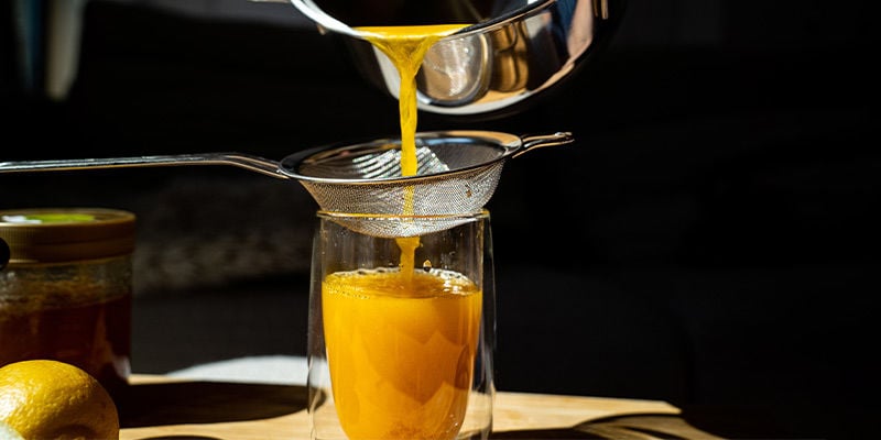 Directions: Strain The Tea Into A Cup Using A Fine Mesh Strainer Or Cheesecloth