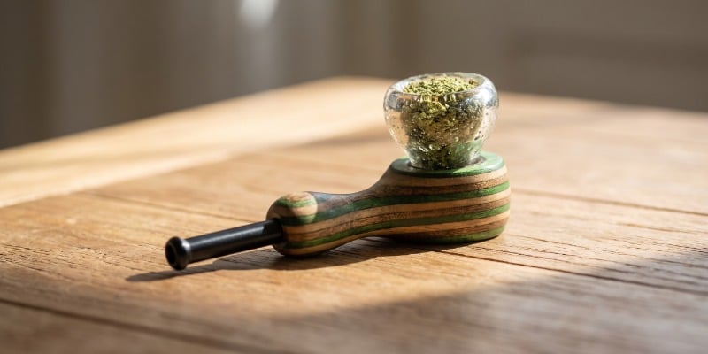 Hybrid Glass/Wood Pipe Breeze Hybrid Glass/Wood Pipe Breeze