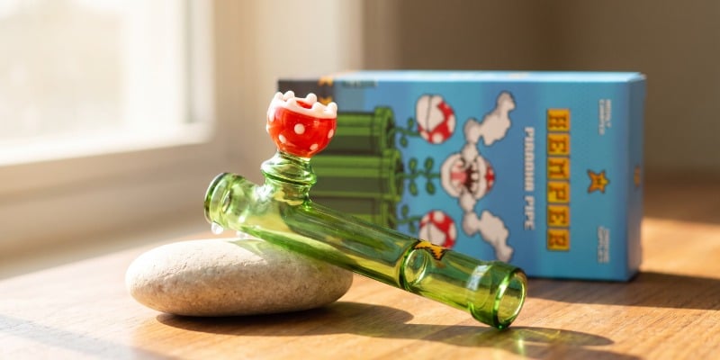 Gaming Flower Piranha Hand Pipe Gaming Flower Piranha Hand Pipe