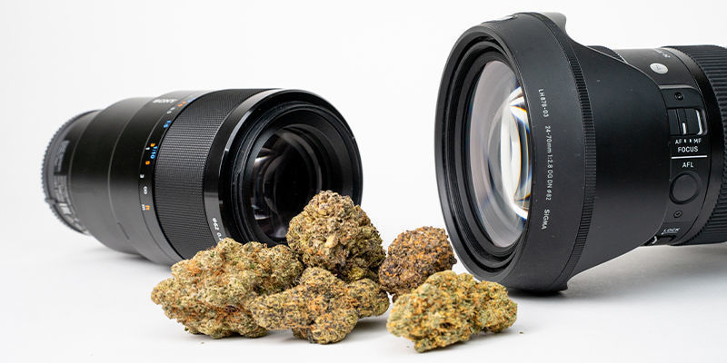 Which lenses should you use for cannabis pictures?