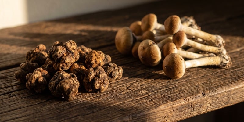 Magic truffles versus magic mushrooms Magic truffles versus magic mushrooms