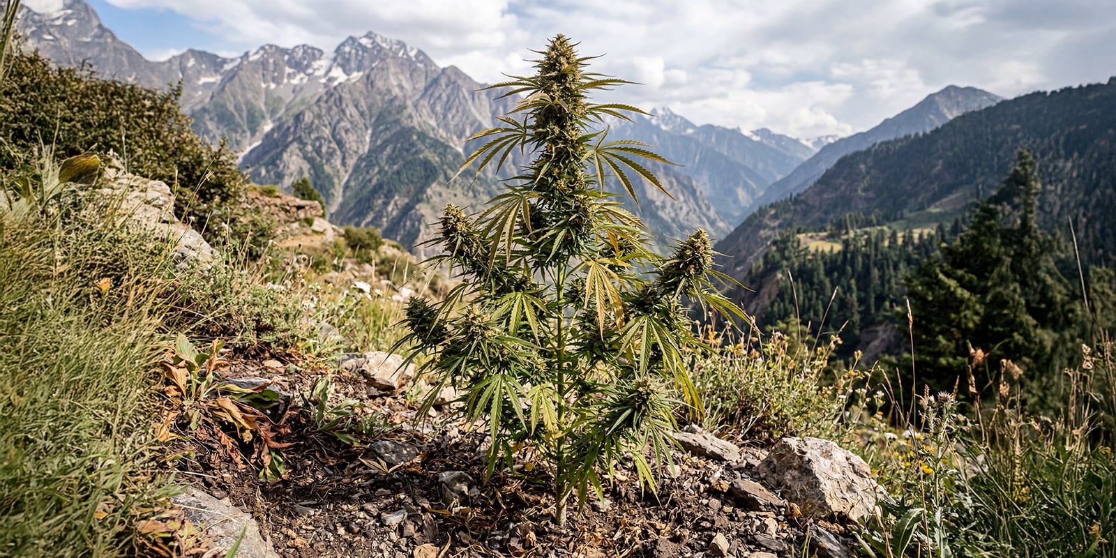 What are landrace strains?