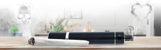 Why Vaporize: It‘s much healthier