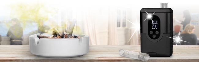 Why Vaporize: No more smoke or smelly ash trays Why Vaporize: No more smoke or smelly ash trays
