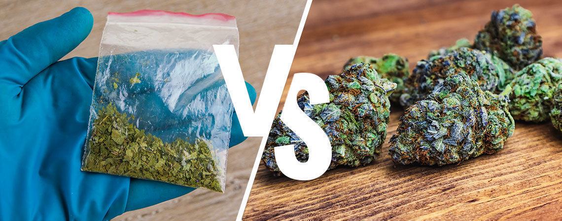 Synthetic vs natural cannabis	