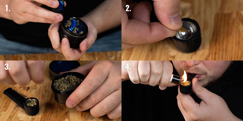 How To Smoke Weed From A Pipe in 3 Simple Steps