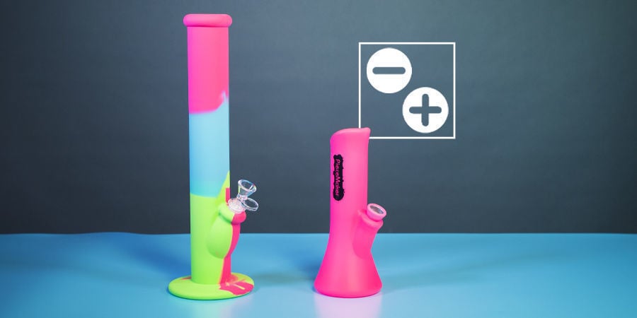 What Are the Pros and Cons of Silicone Bongs?