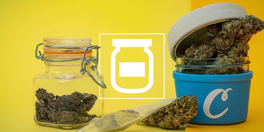 Flower Extract Storage  Airtight Cannabis Containers