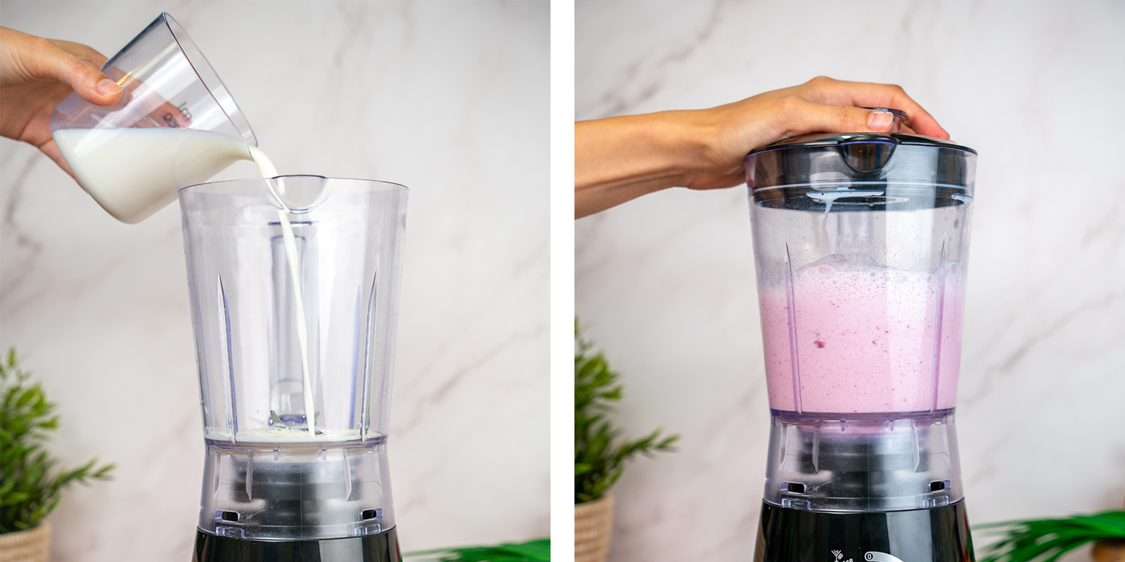 Step 2: Blend the milkshake