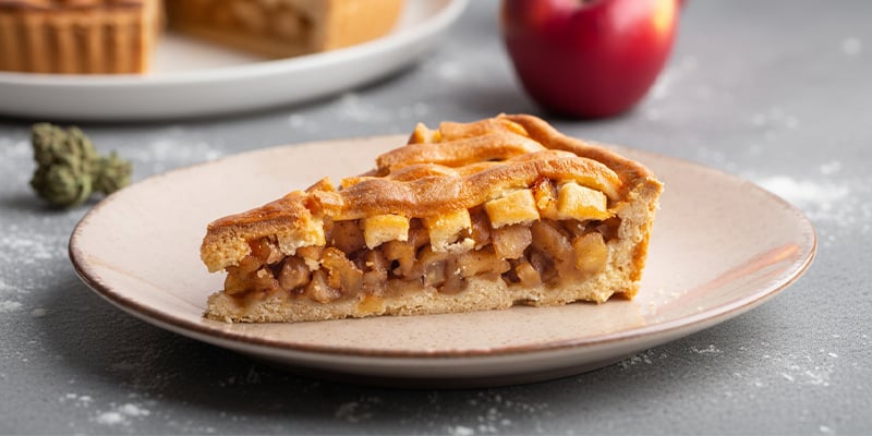 Uma sobremesa clássica com um toque de canábis Uma sobremesa clássica com um toque de canábis