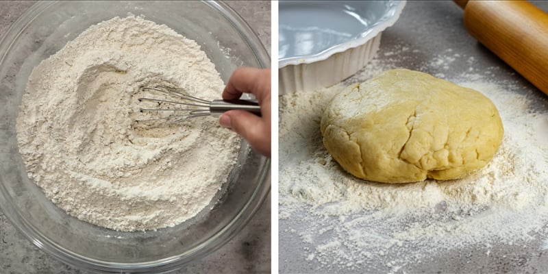 Prepare the crust Prepare the crust