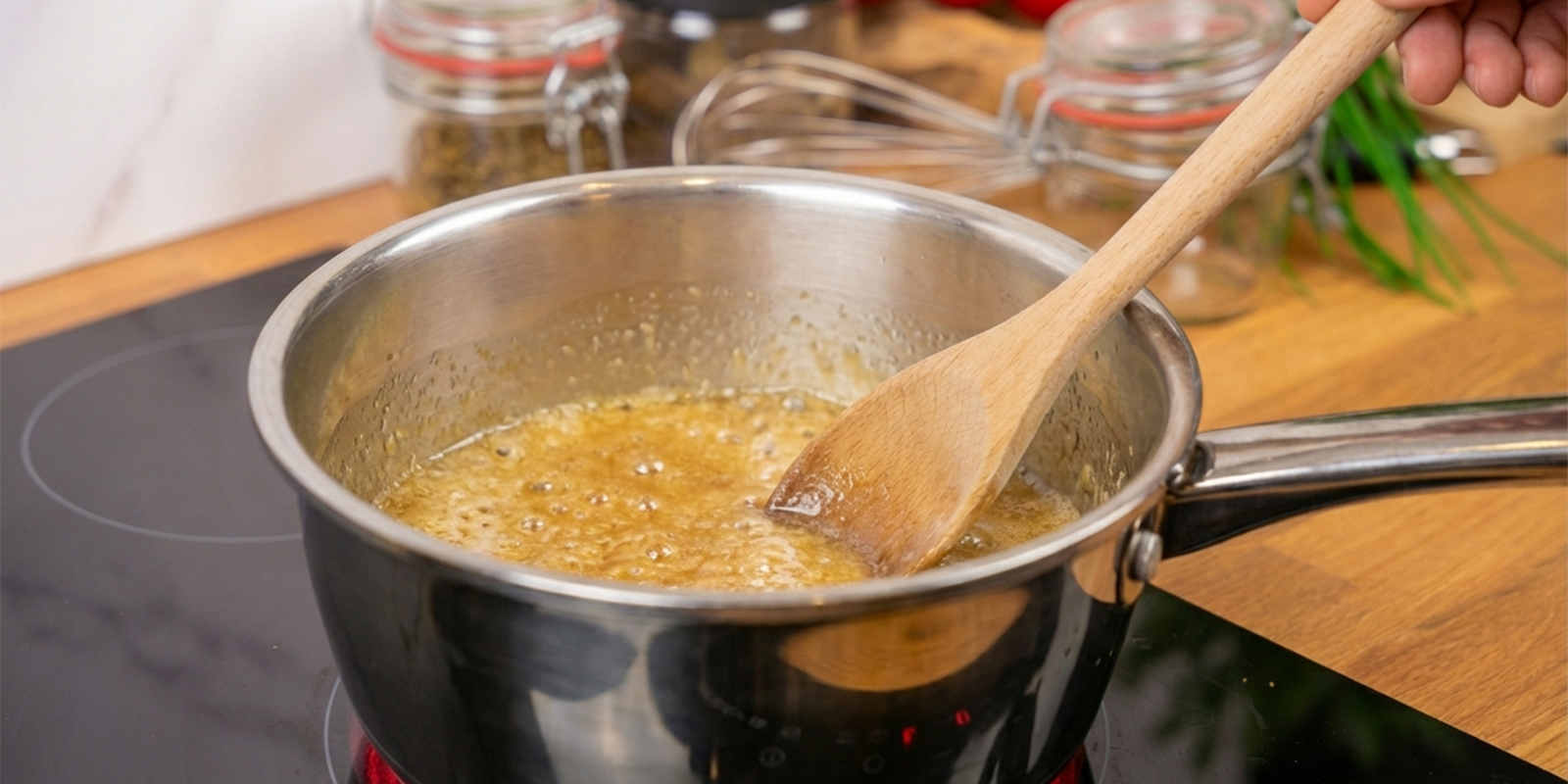 Cook the mixture Cook the mixture