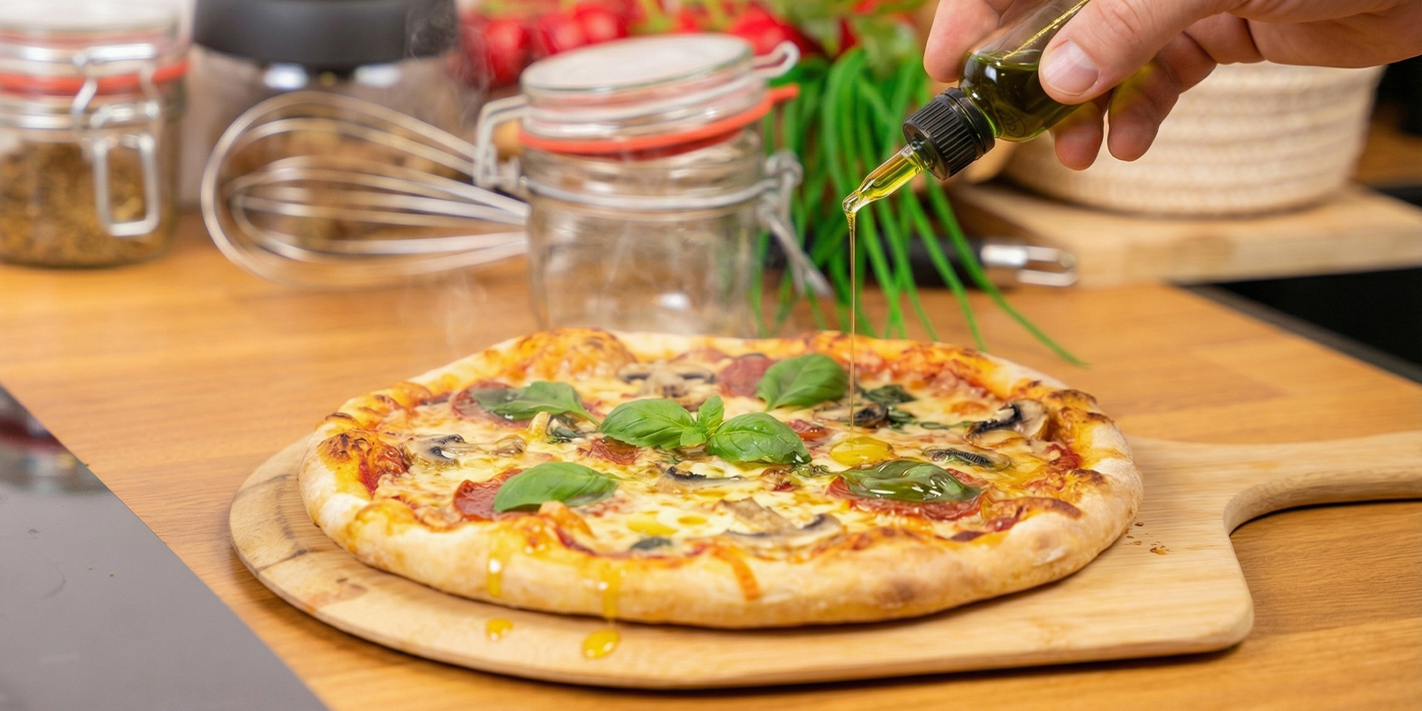 Finish with more infused oil Finish with more infused oil