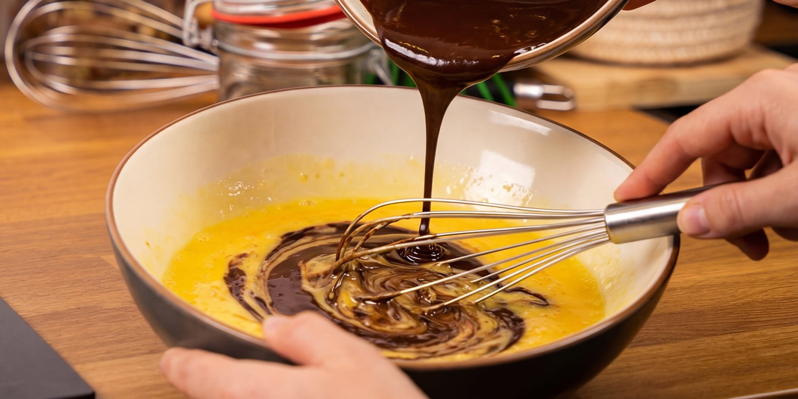 Combine wet ingredients