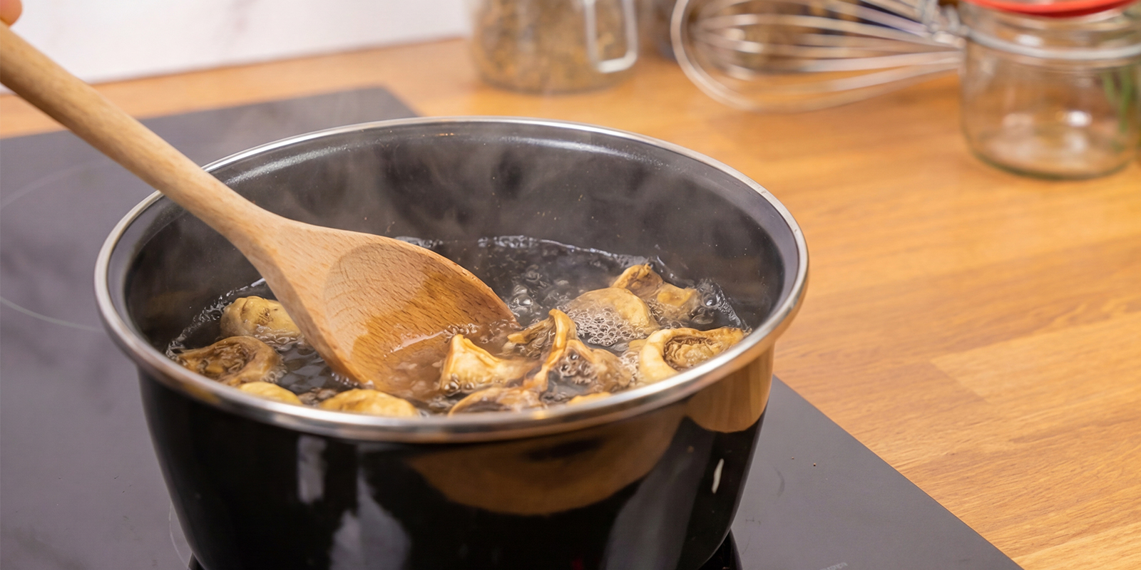 Simmer if using root pieces