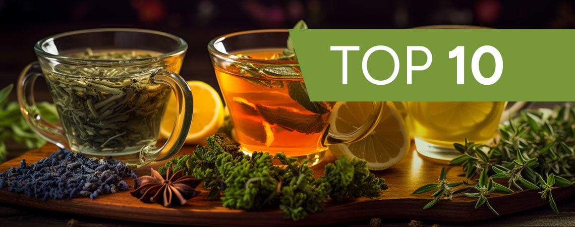 Top 10 Healthy Herbal Teas