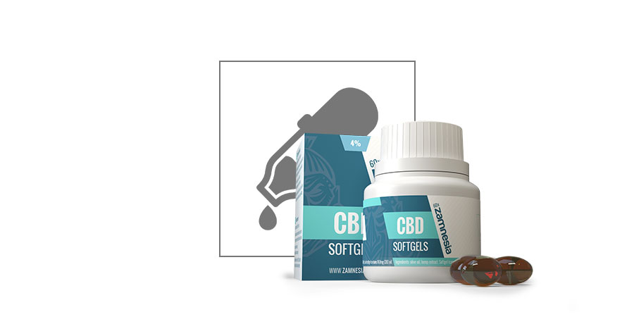 CBD Softgel Capsules 4% (Zamnesia)