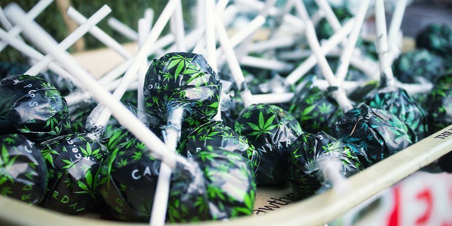 What are weed lollipops