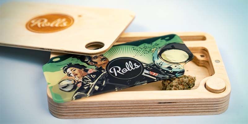 Rolling Tray With Secret Box