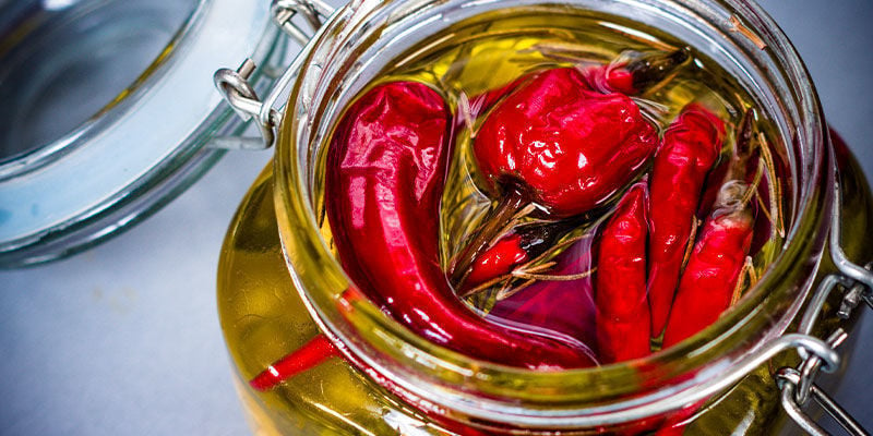 Making chilli oil: As easy as that